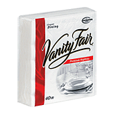 Vanity Fair Impressions 3-ply large, cloth-like feel napkins Left Picture